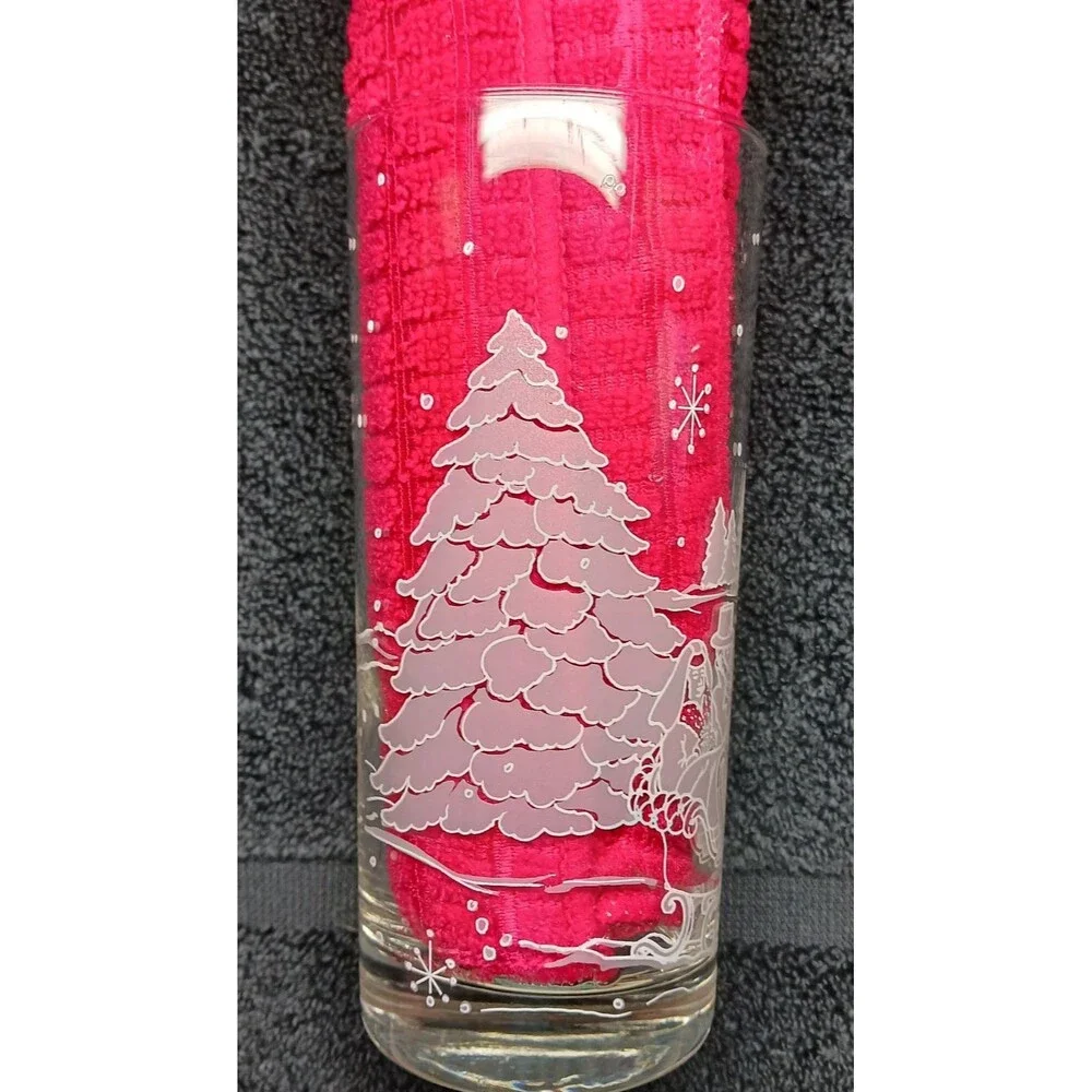 Avon Presidents Club 1995 Holiday Gift Set of 4 Christmas Glasses In Box NEW